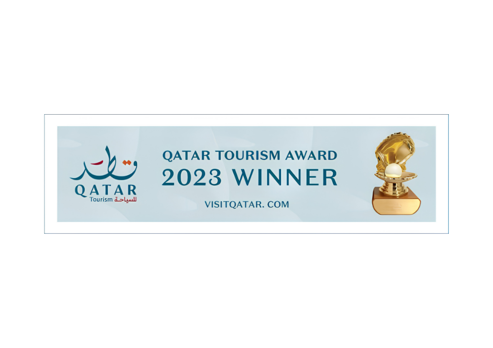 Qatar Tourism Award 2023 Winner, awarded to Oryx Group in partnership with UNWTO